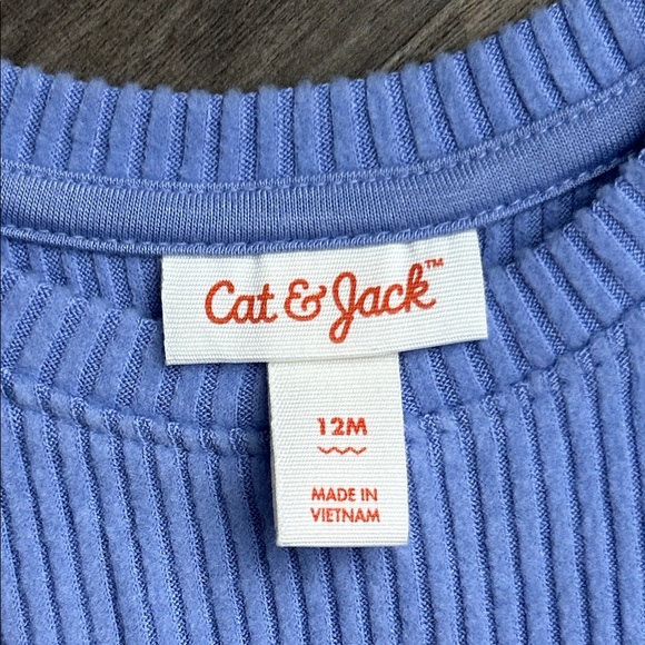 NWT Cat & Jack Ribbed Long Sleeve - Picture 2 of 8